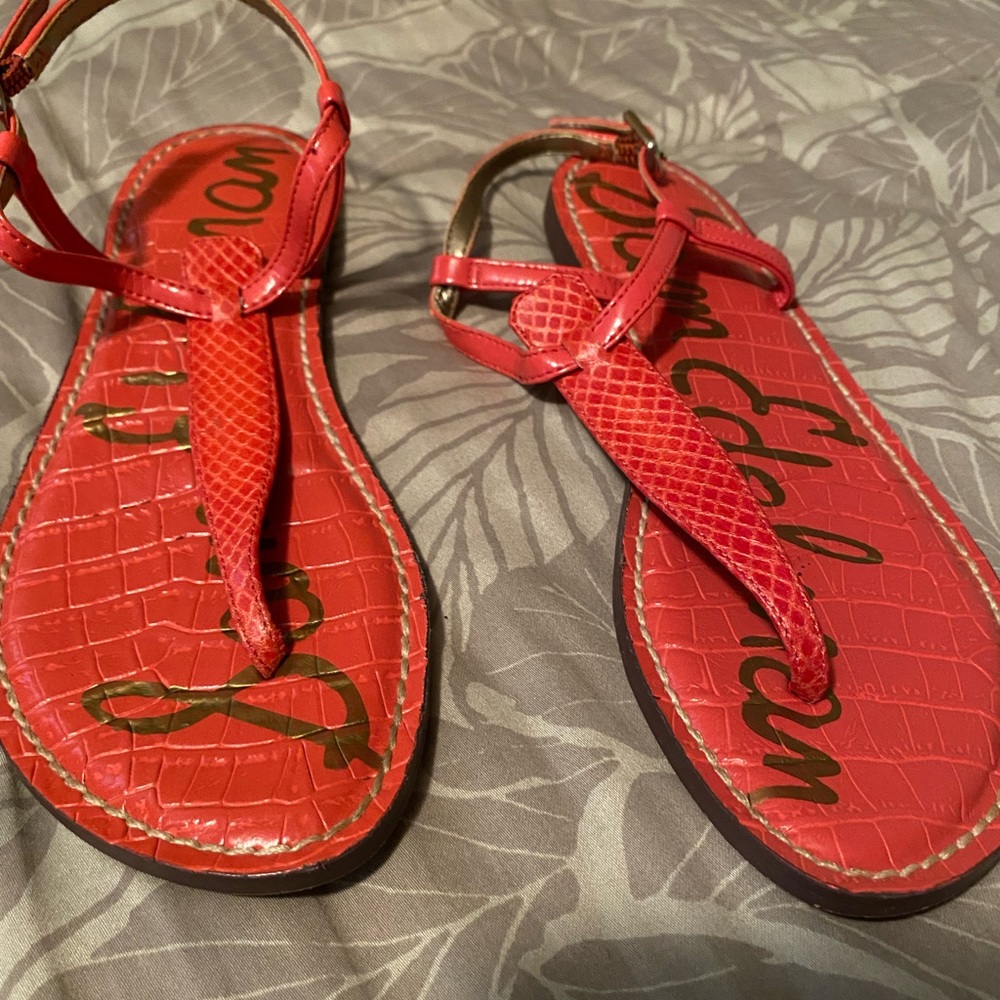 Sam Edelman Gigi orange Sandals - Picture 2 of 8